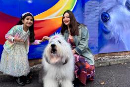 New community mural gives 'fresh sense of identity' to Langley Pavilion