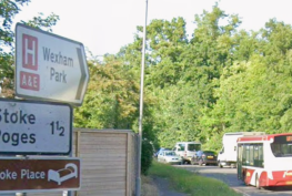 Bus going towards Wexham Park Hospital. Photo via Google.