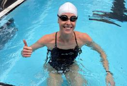 Slough swimming teacher takes on 45km Swimathon challenge for charity