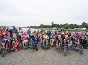 5,000 everyday superheroes take on disability triathlon at Dorney Lake