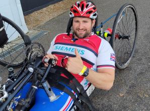 Former Paralympian from Maidenhead trains to handcycle from London to Paris