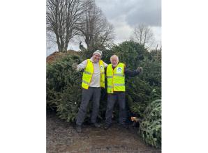 Alexander Devine Treecycling scheme raises thousands for the hospice