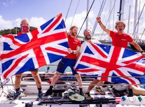 England rugby sevens star Ollie Phillips finishes Atlantic Row