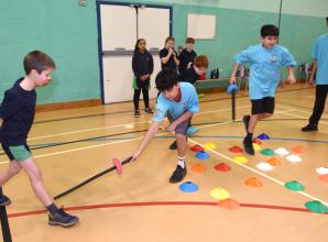 In pictures: Pupils enjoy fencing activities at Desborough College