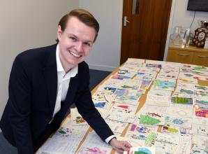 Maidenhead MP chooses winner and runners-up in Christmas card competition