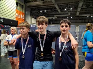 Golden debut: Healey Stevens, 13, smashes British Rowing indoor record