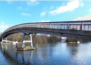 Temple Footbridge repairs delayed and reopening pushed back another year