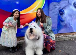 New community mural gives 'fresh sense of identity' to Langley Pavilion