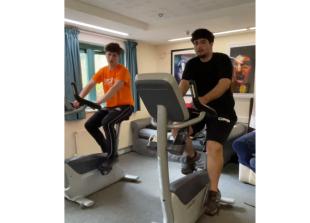 School's intrepid cyclists celebrate heroic fundraising mission for 'amazing' charity