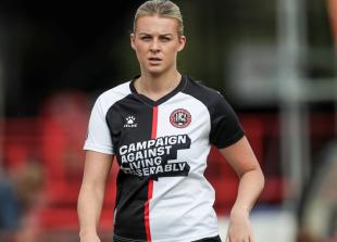 No split loyalties: Katie Vince is out to inspire for Maidenhead United against Ascot