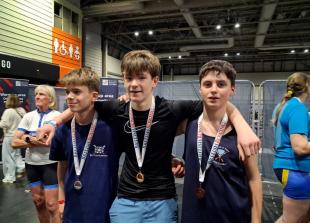 Golden debut: Healey Stevens, 13, smashes British Rowing indoor record