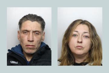 Man and woman jailed for spree of armed robberies