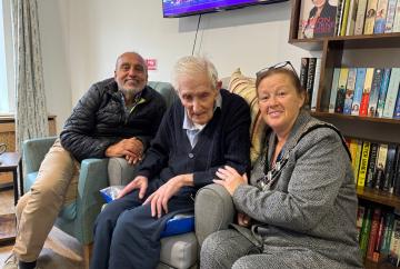 Slough mayor attends Burnham care home resident's 100th birthday celebrations