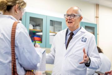 Science minister Patrick Valance visits Slough to unveil &pound;500m big-pharma project