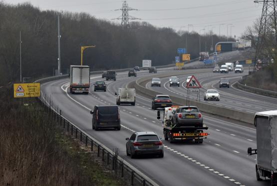 Forty-minute delays continue after crash on the M4 near Slough