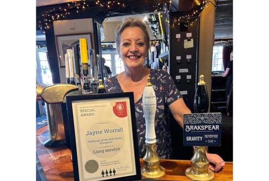 Wargrave publican becomes Brakspear&rsquo;s longest-serving landlady after 46 years