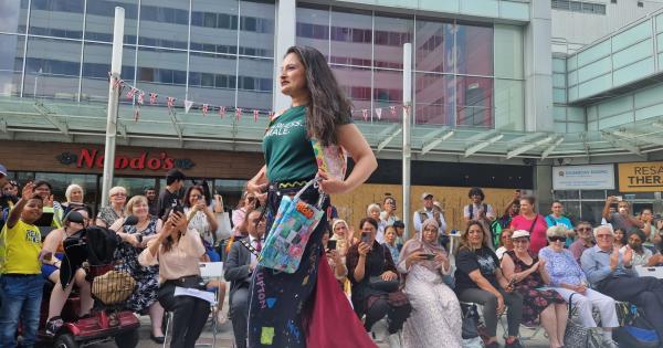 'Unique' upcycled creations hit fashion runway in Slough High Street