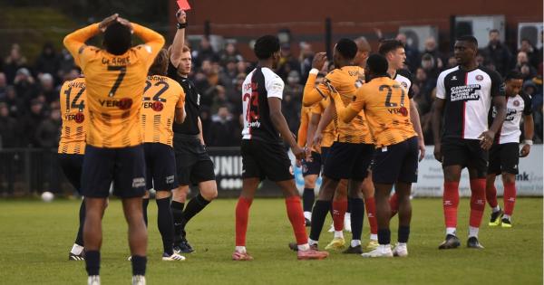 LIVE: Maidenhead United defeated by 10-men Slough Town in 'SL Classico'