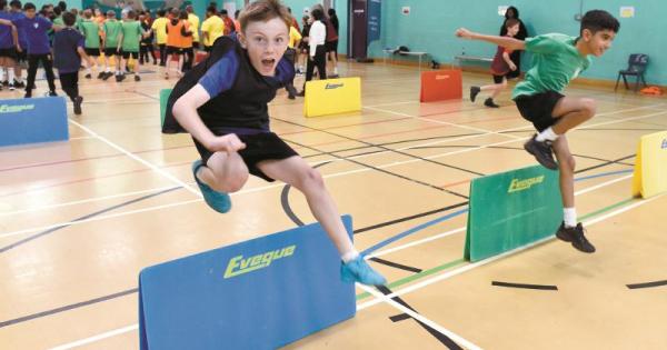 Team building sports event for Year 7 boys at Desborough College