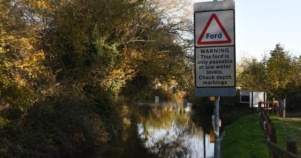 Drivers warned after car gets stuck in water at Charvil's Land's End Ford