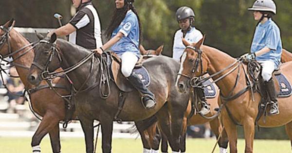 Young people and military veterans compete in 'Power of Polo' charity tournament