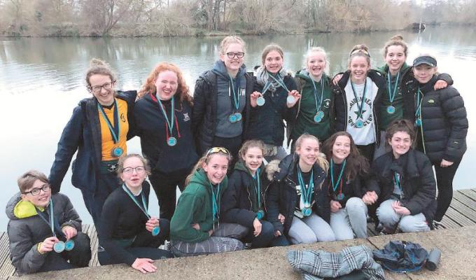 Maidenhead Rowing Club chalk up seven wins at Weybridge Winter Head