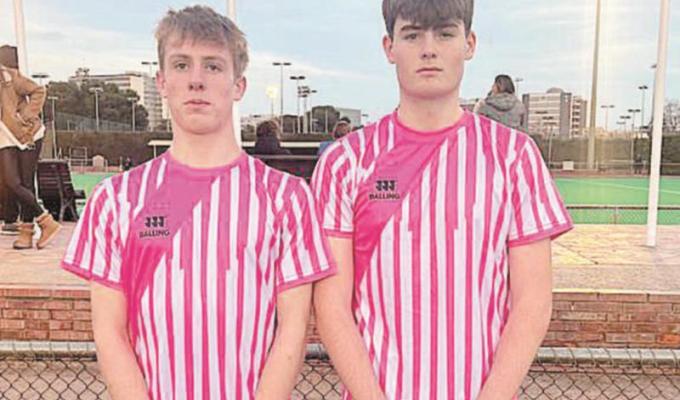 Maidenhead Hockey Club represented by Liam and Max on the international stage