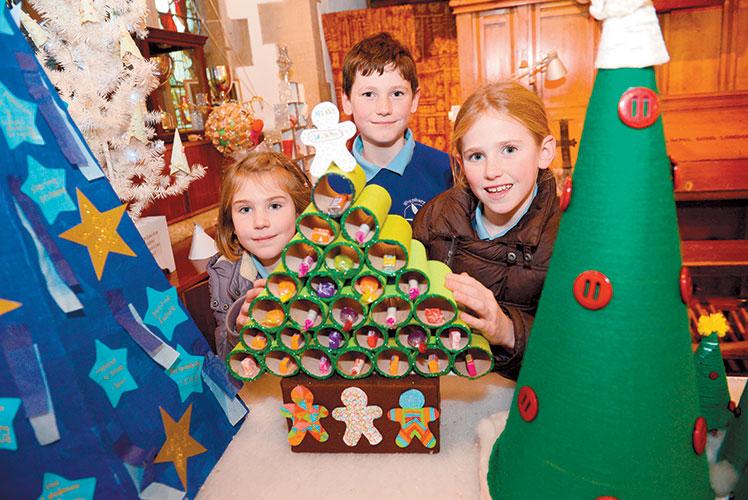 Inventive trees go on display at Wraysbury Christmas Tree Festival