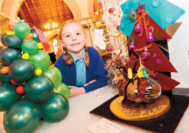 Inventive trees go on display at Wraysbury Christmas Tree Festival