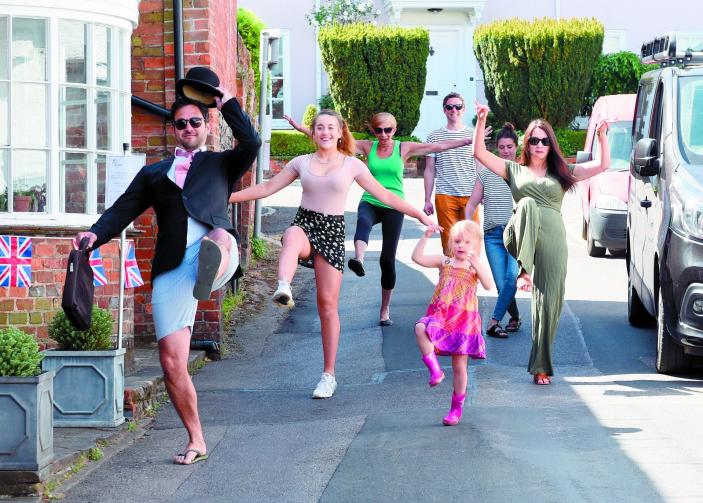 Sonning Monty Python fan sets up Ministry of Silly Walks in the village ...