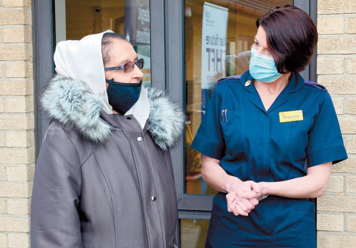 First patient at Wexham Park Hospital receives COVID19 vaccine Photo