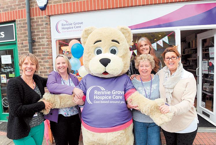 Rennie Grove Hospice Care shop relaunches in Farnham Common Slough