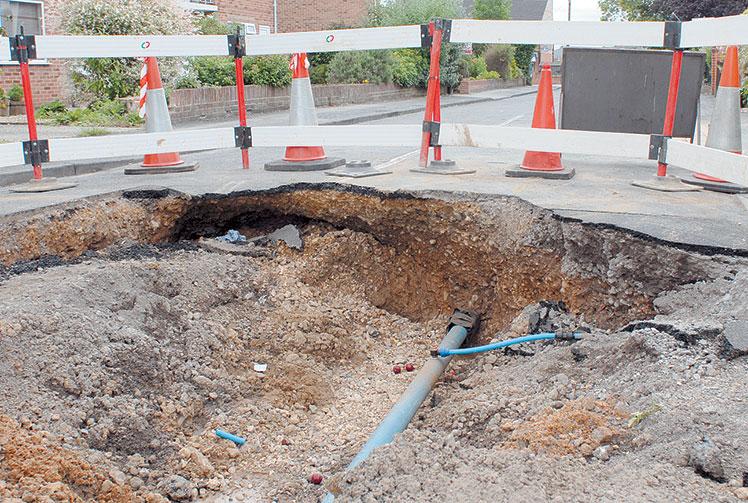Thames Water investigating burst pipe in Datchet Photo 1 of 1