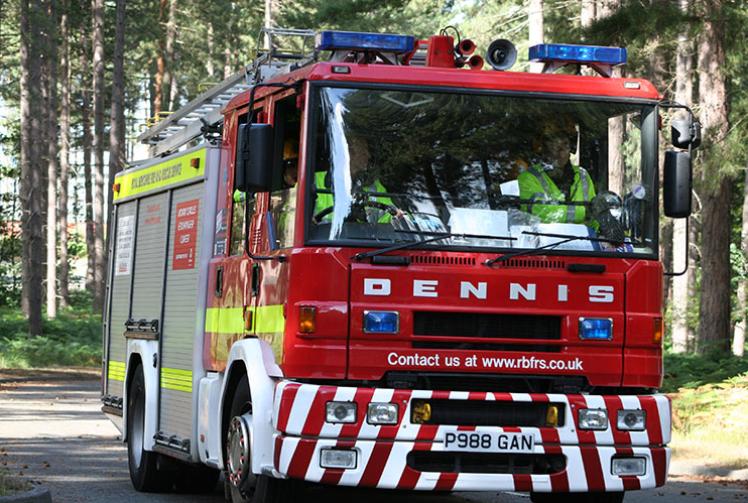Firefighters deal with small fire at Slough recycling centre