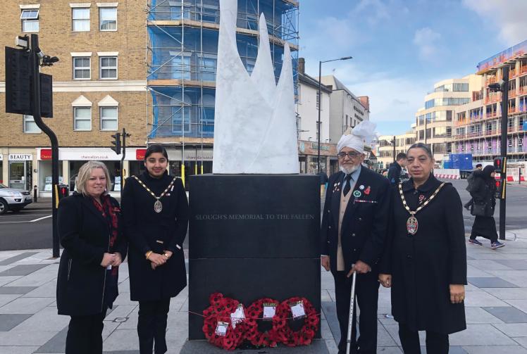 Hundreds pay their respects at Remembrance Sunday events across Slough