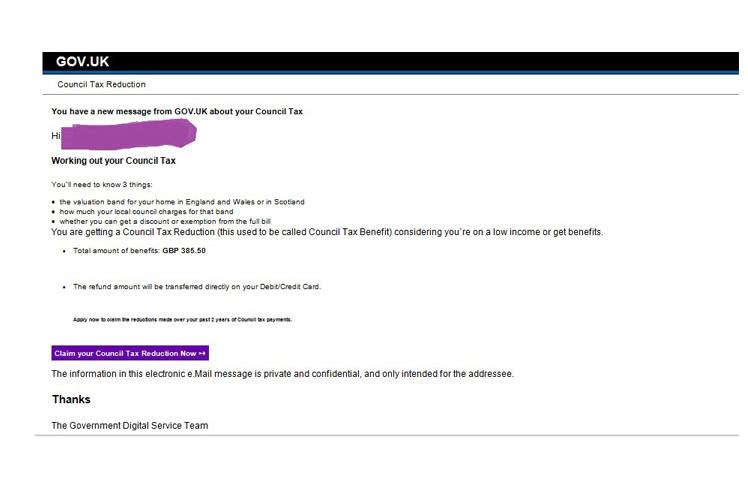 Warning after fraudsters target residents with council tax scam 