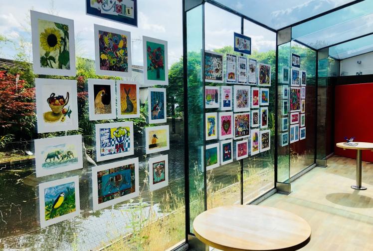 Learning disability arts and crafts group unveil exhibition
