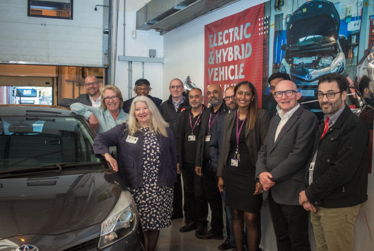 Langley College launches new electric vehicle training centre Slough