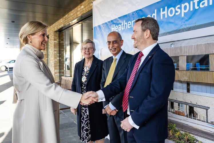 Countess of Wessex officially opens Heatherwood Hospital