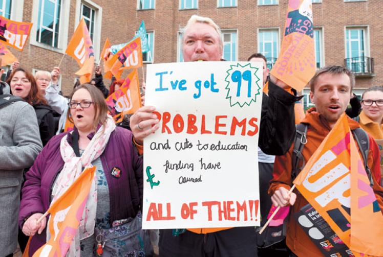 Teachers to continue taking a 'once in a generation stand'