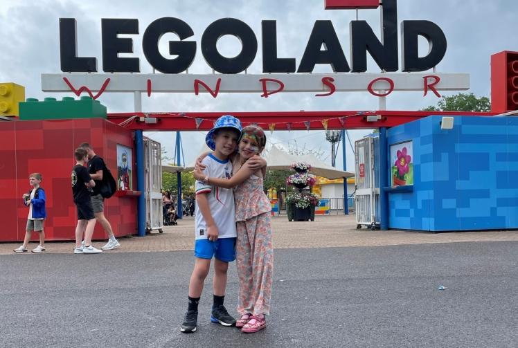 Lego loving children challenge themselves to 24-hour fundraising walk 