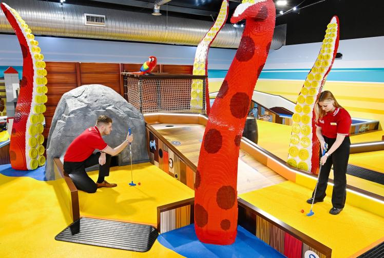 World's first Lego golf course for Legoland Windsor