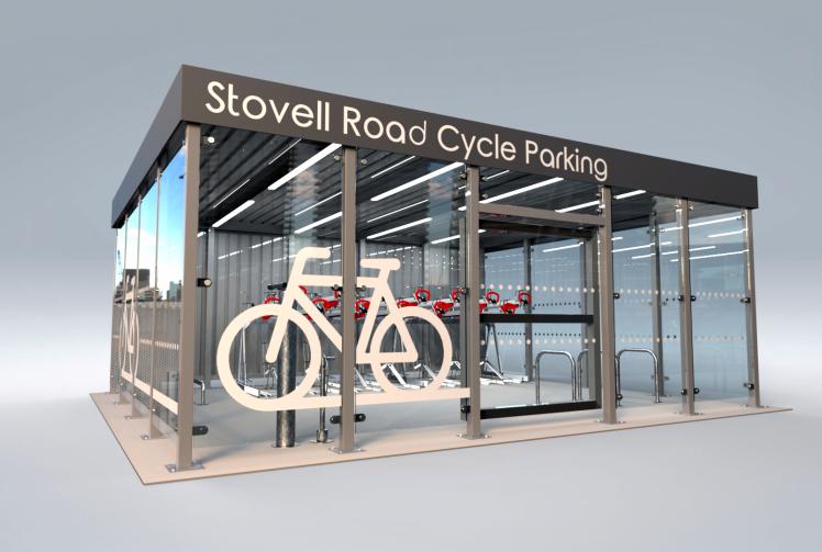 New secure cycling parking hub to open in Windsor next year