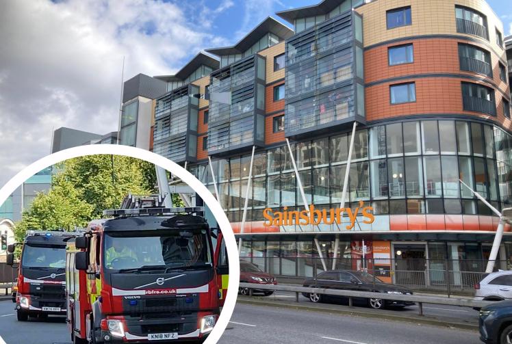 ‘Fire’ in flats above Sainsbury’s Maidenhead turns out to be ‘incense burning’
