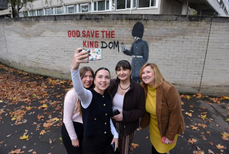 Residents spot a possible 'Banksy' artwork near Windsor car park