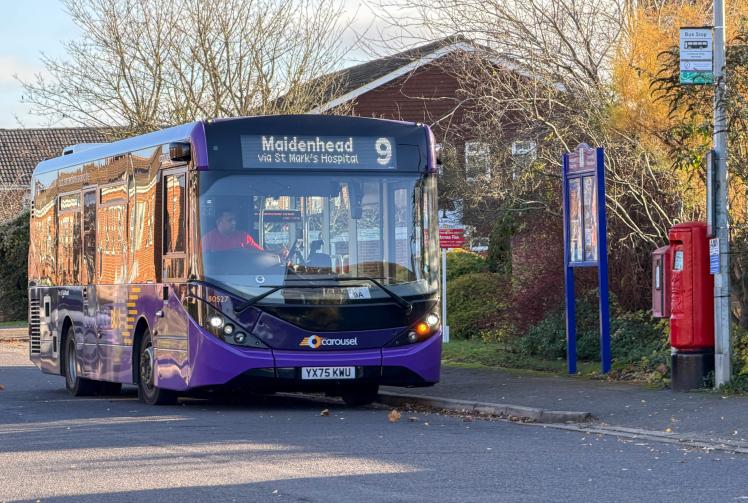 'Modern' new Royal-Borough-purple buses rolled out across Maidenhead and Windsor routes