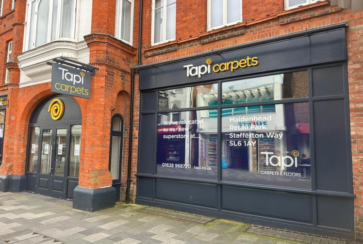 Tapi Carpets closes on Maidenhead High Street after opening of new Stafferton Way store
