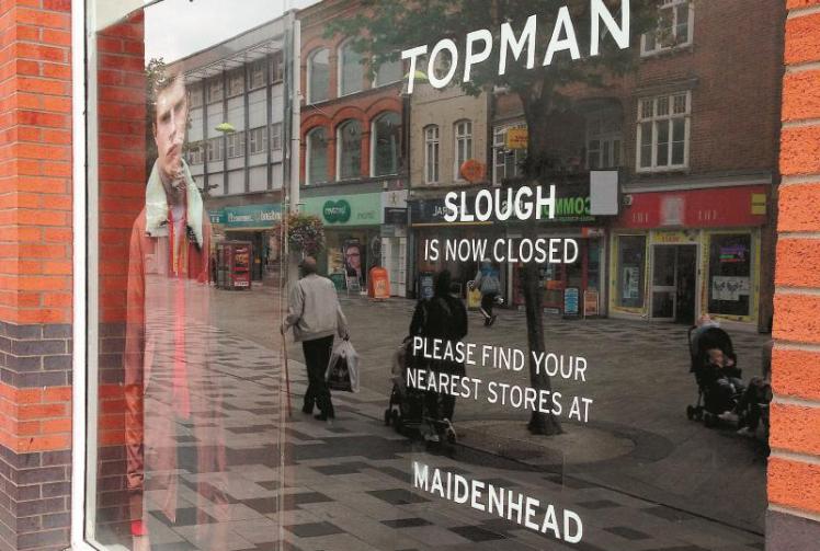 Reassurances made after Topshop becomes latest to leave Slough