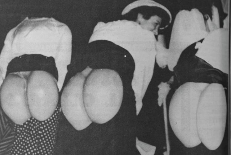 Bottoms up - Round Table wives gatecrashed the party