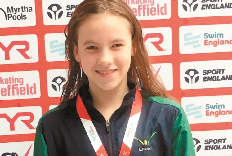 Five podiums for para-swimmer Katie Crowhurst